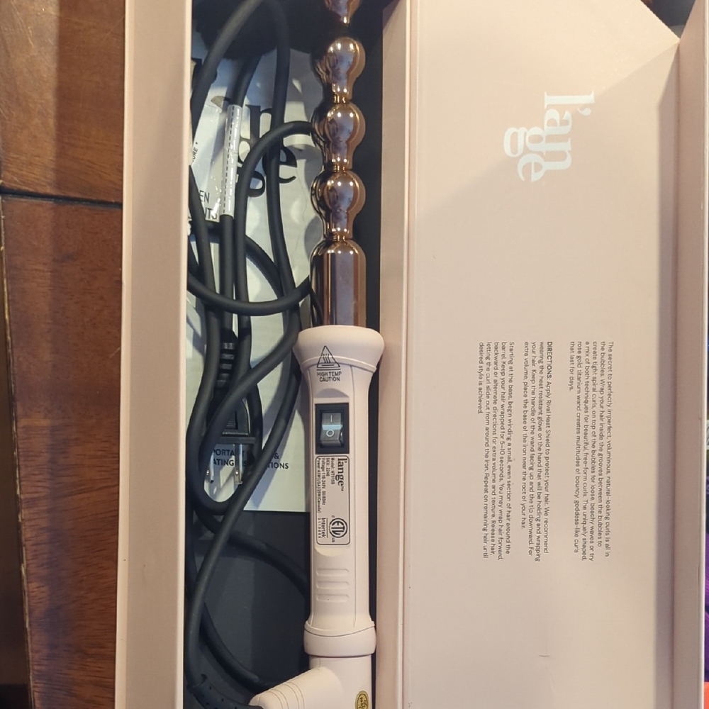 Lange Curling Wand - Pink and Gold